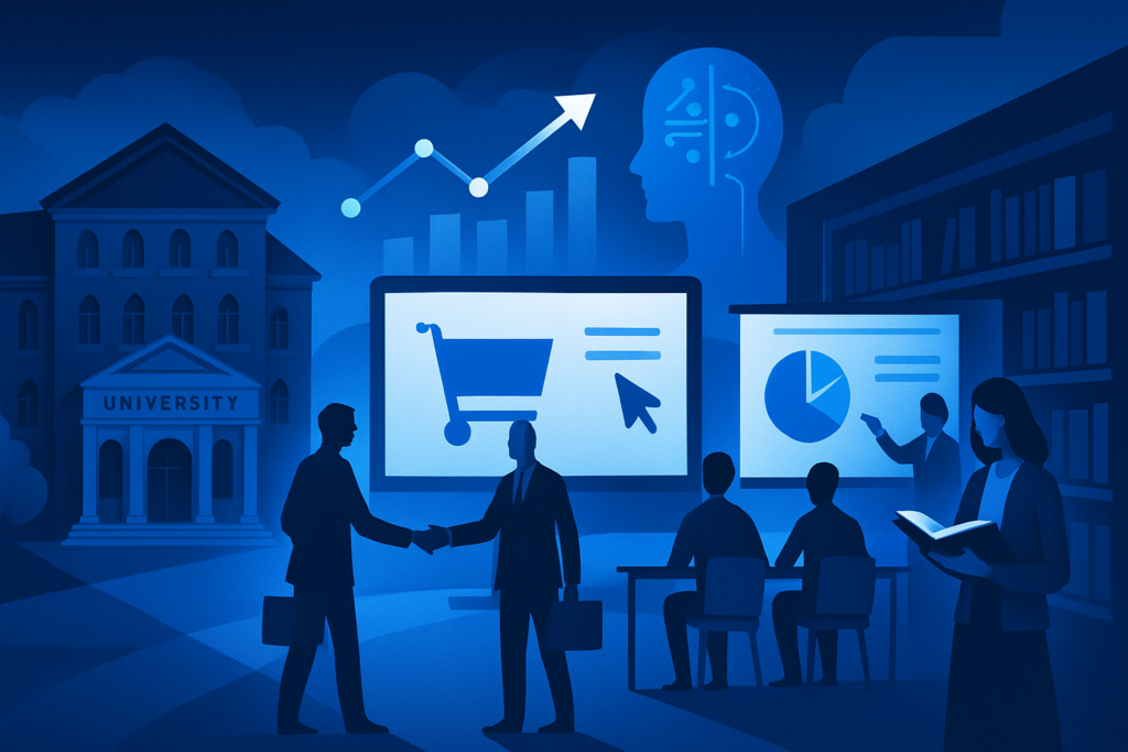 Evolución de programas en marketing y ventas en universidades europeas